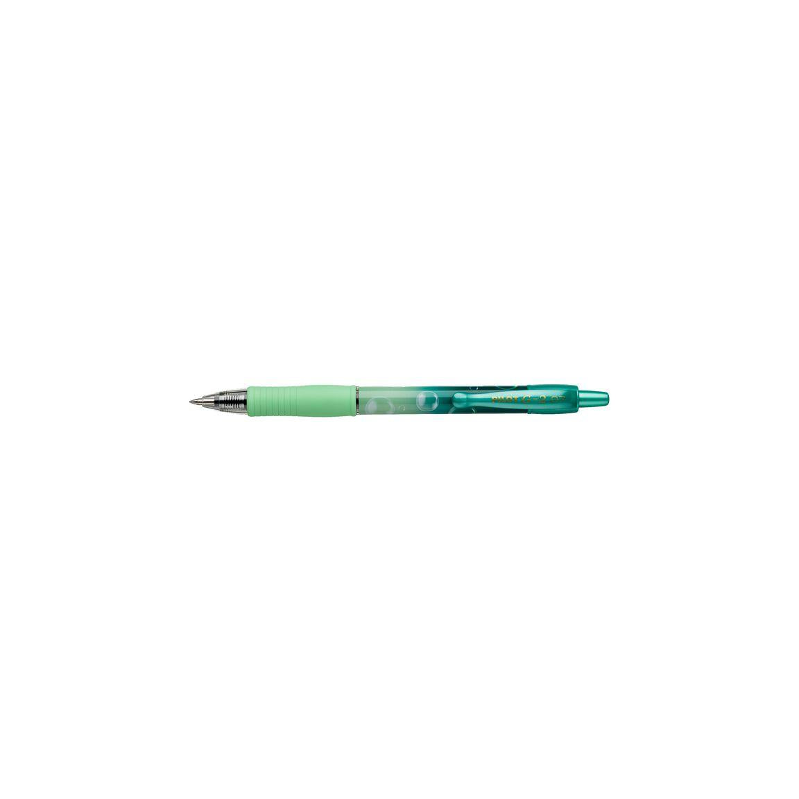 Gel pen PILOT Bubble green G-2 0,7 blue