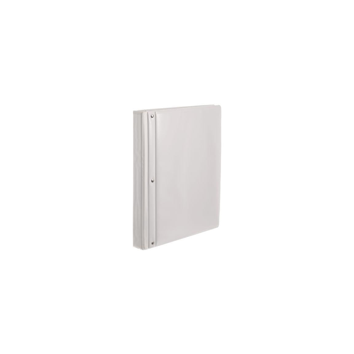 Fork binder PP with pocket A4 40mm white