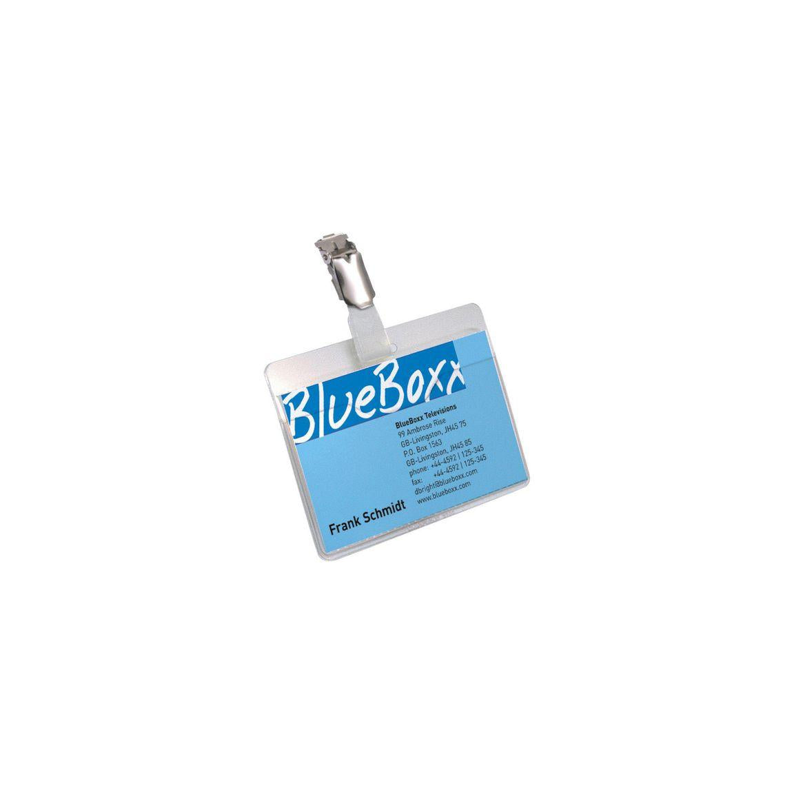 Name badge DURABLE swivelling 60x90 25/pc