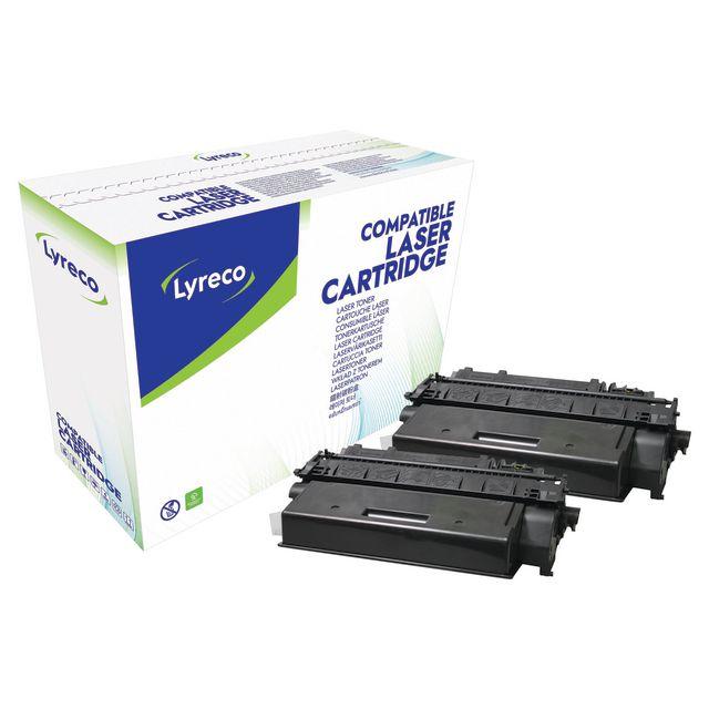 Toner LYRECO HP CF280X 6,9K black 2/pack