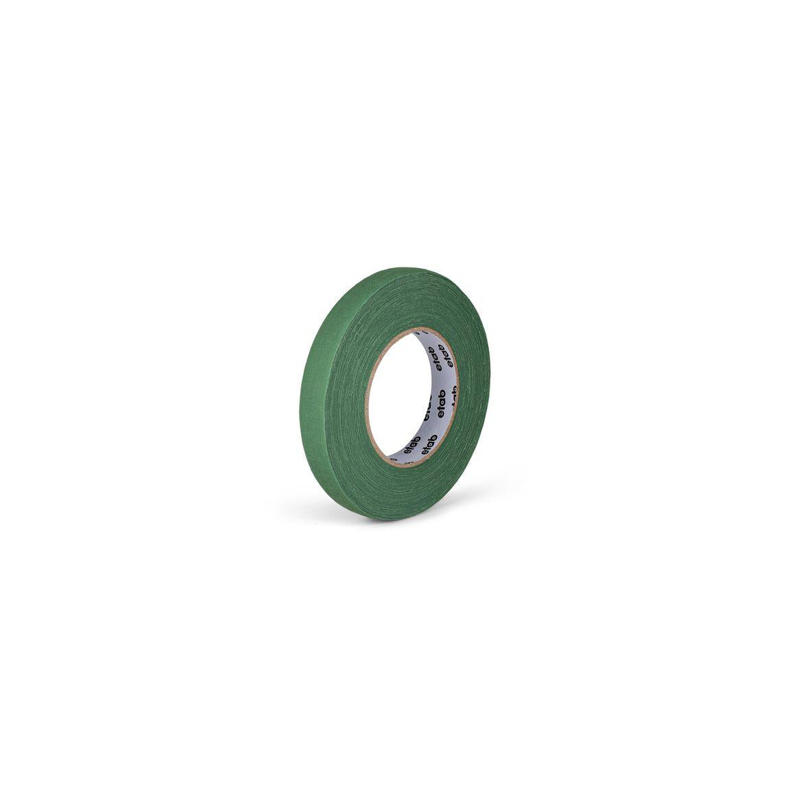 Tape textile matt 50mx19mm green