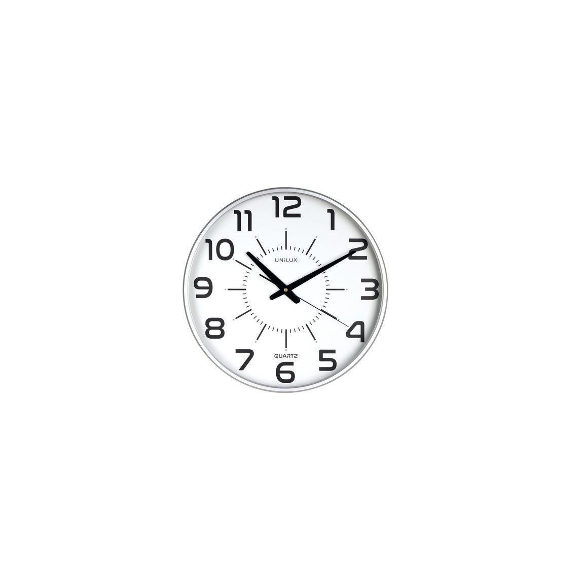 Wall clock UNILUX Maxi Ø37,5cm black