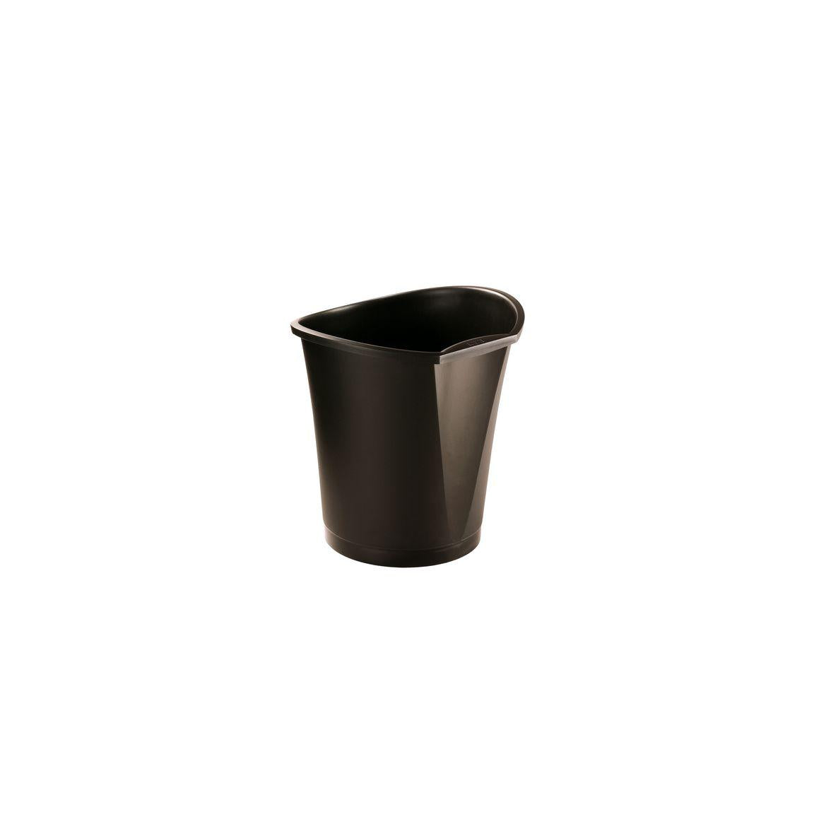 Wastepaper basket 18L Basko black