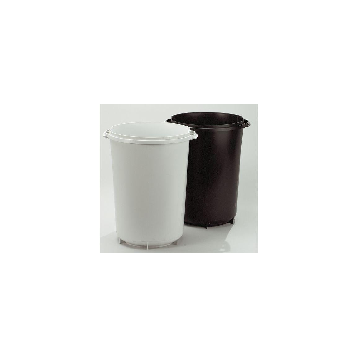 Wastepaper basket DURABIN round 40L black