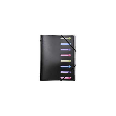 Sorting folder EXACOMPTA PP 8-tab black