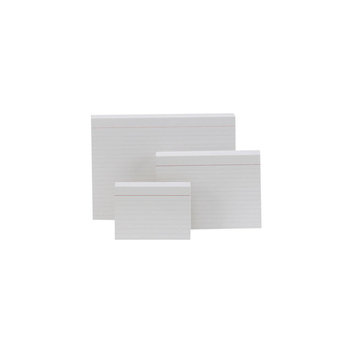 Writing card ESSELTE A5L lined 100/pack