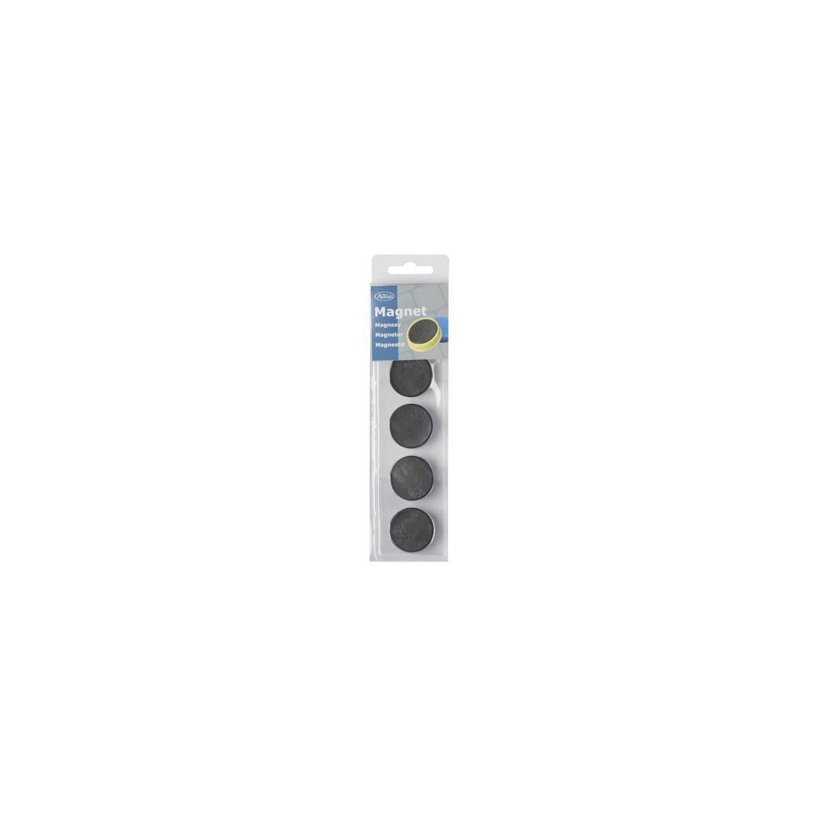 Magnetic buttons ACTUAL 30 mm black 5/pc