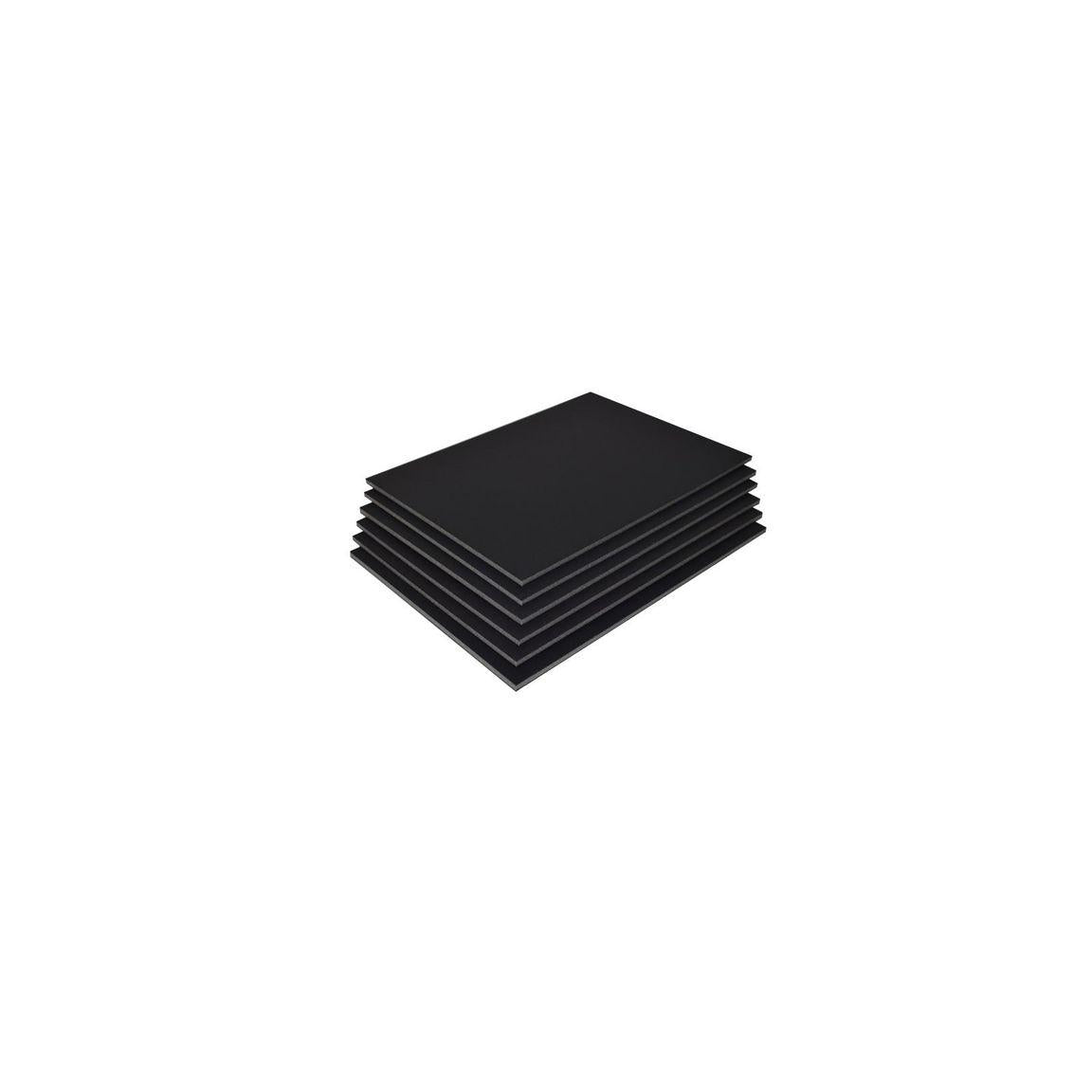 Cape tiles 5mm 50x70cm black/black