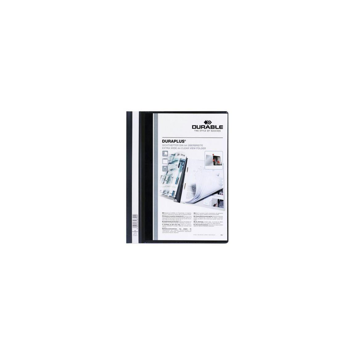 DURAPLUS quotation folder with pocket A4+ black