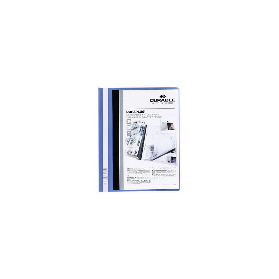 DURAPLUS quotation folder with pocket A4+ blue