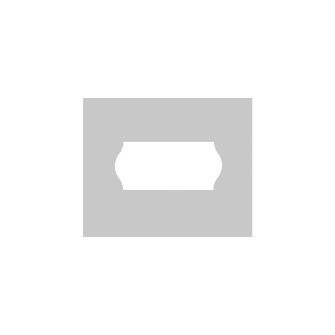 Price label 26x12mm G2 white 9000/pc