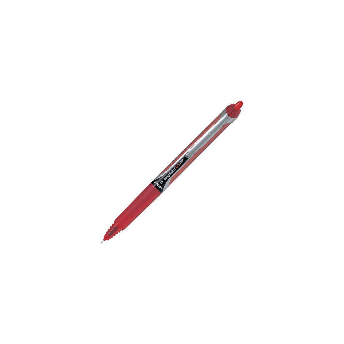 Ink ballpoint pen PILOT Hi-Tec V5 RT red