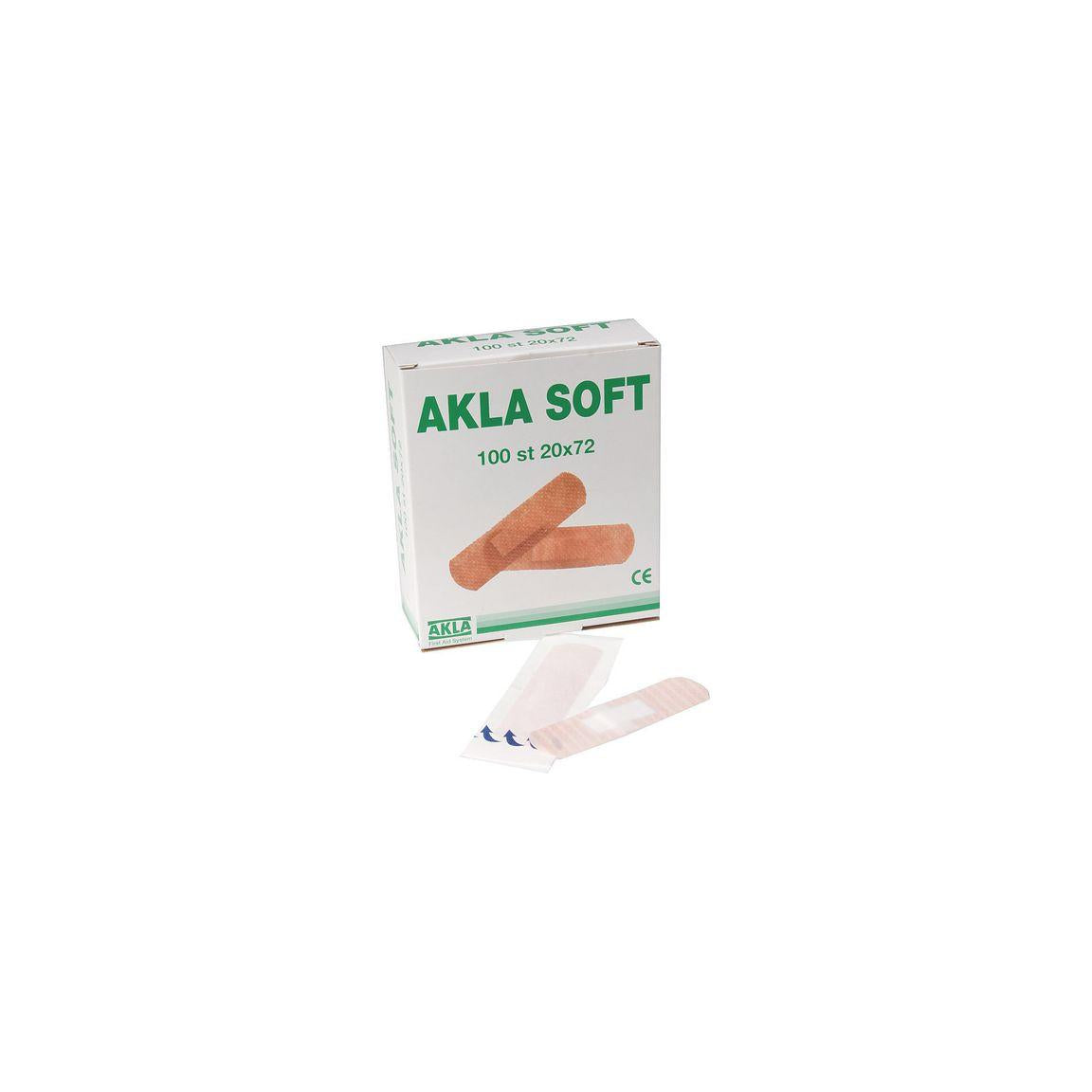 Plasters AKLA Soft NW 34x72mm 100/pack