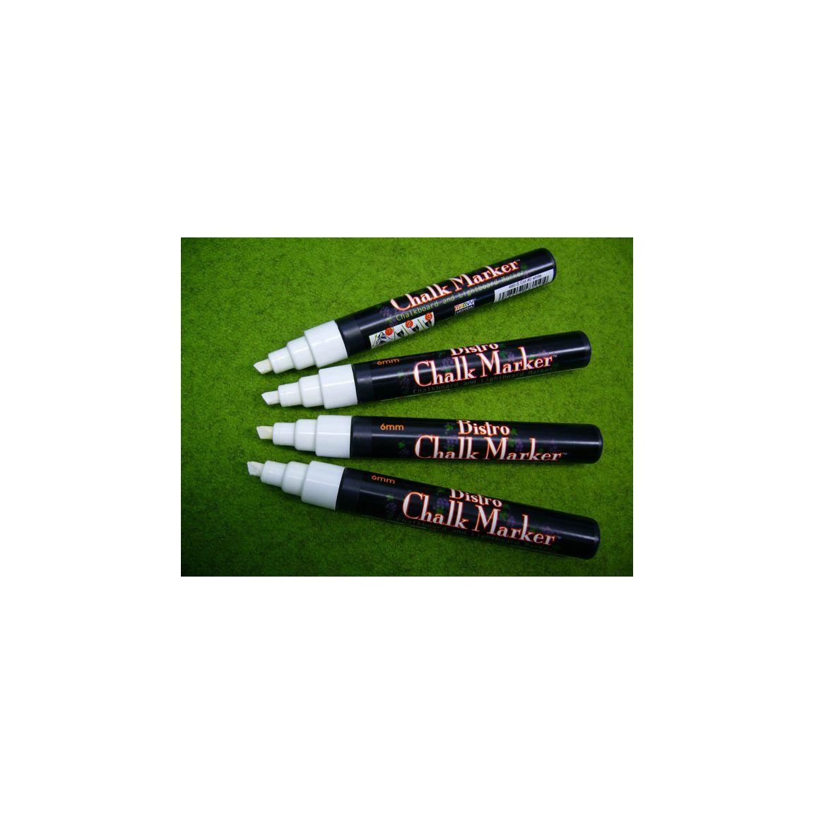 Marking pen MARVY Chalk Marker white 4/pack