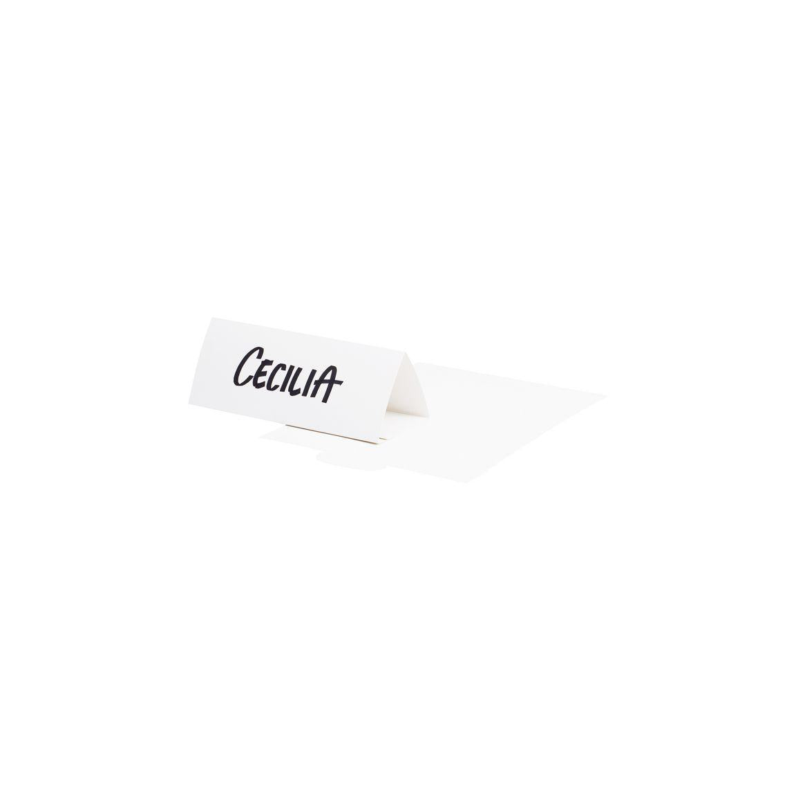 Table sign paper 220x70mm 50/pack