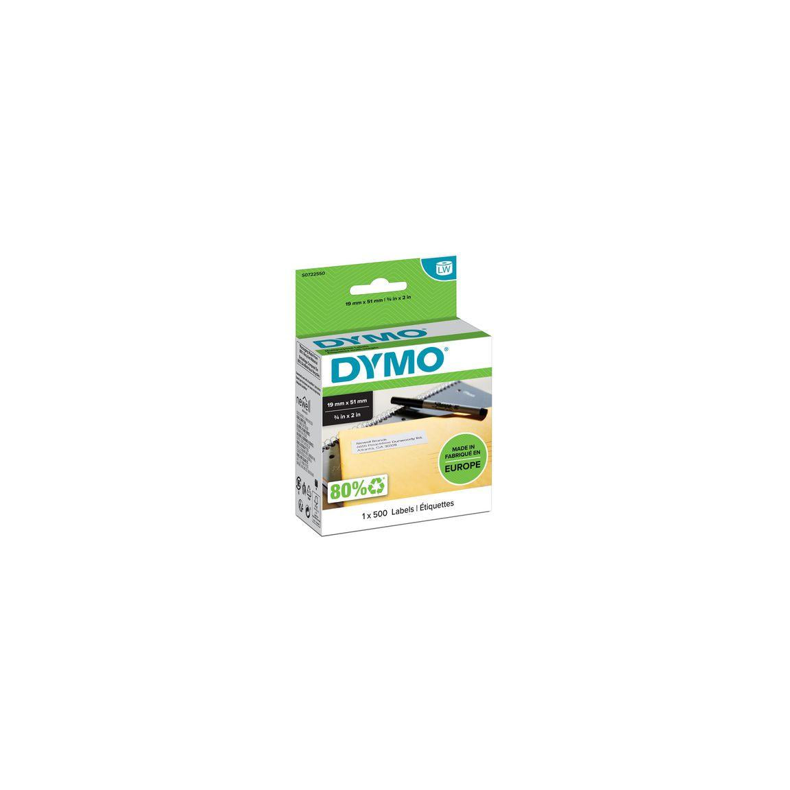 Label DYMO S0722550 19x51 mm 500/pack