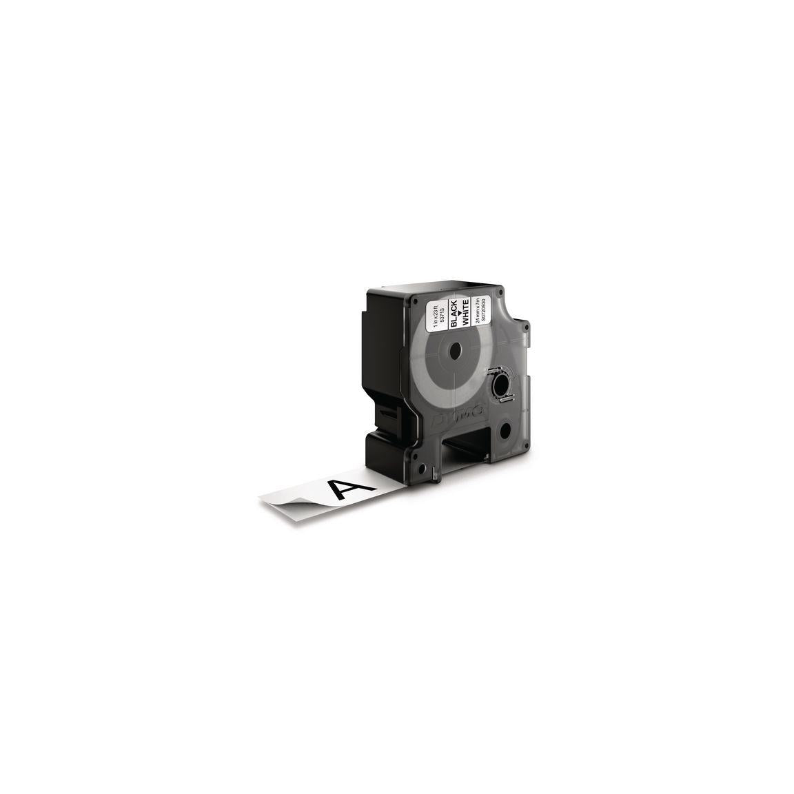 Tape DYMO D1 24mm black on white