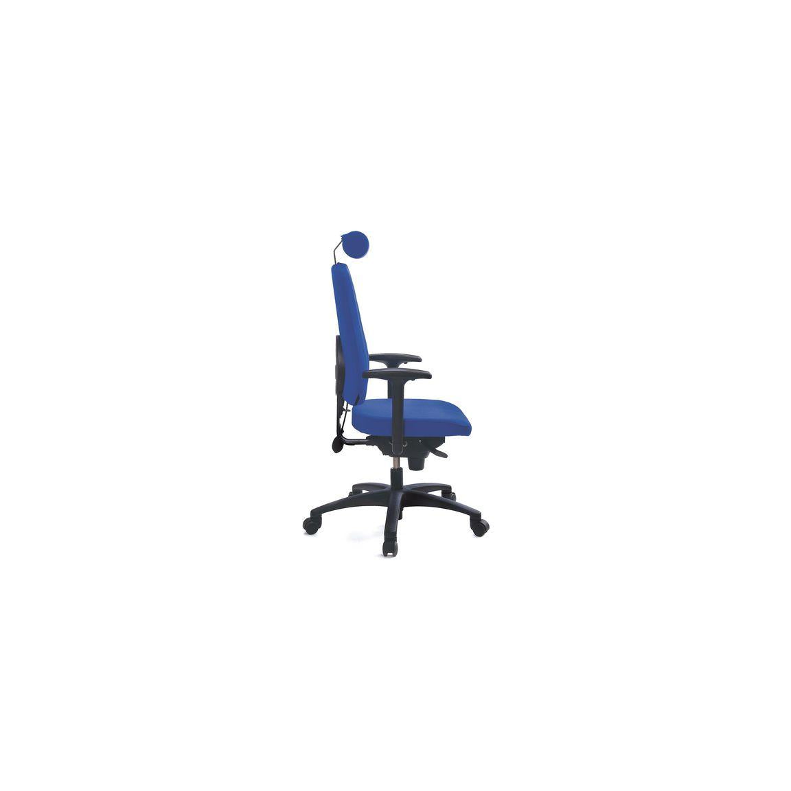LD6340 office chair without lumbar support blue