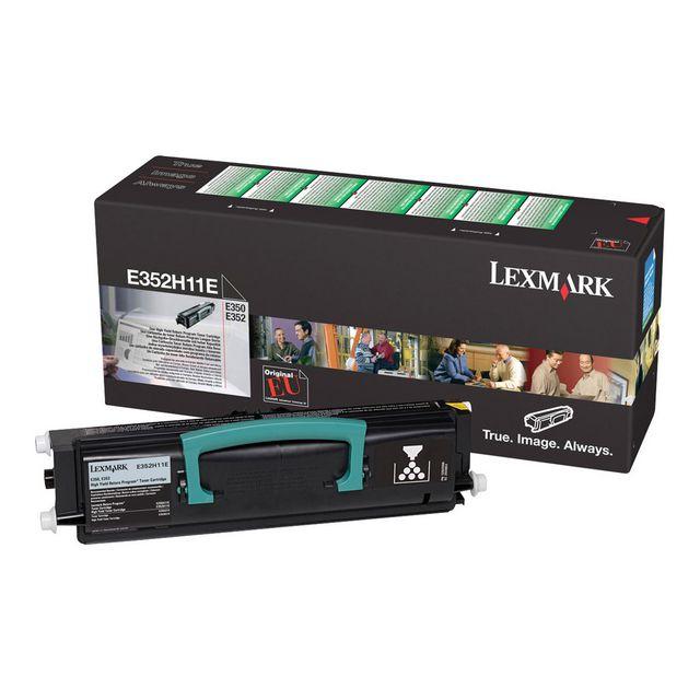 Toner LEXMARK E352H11E 9K black