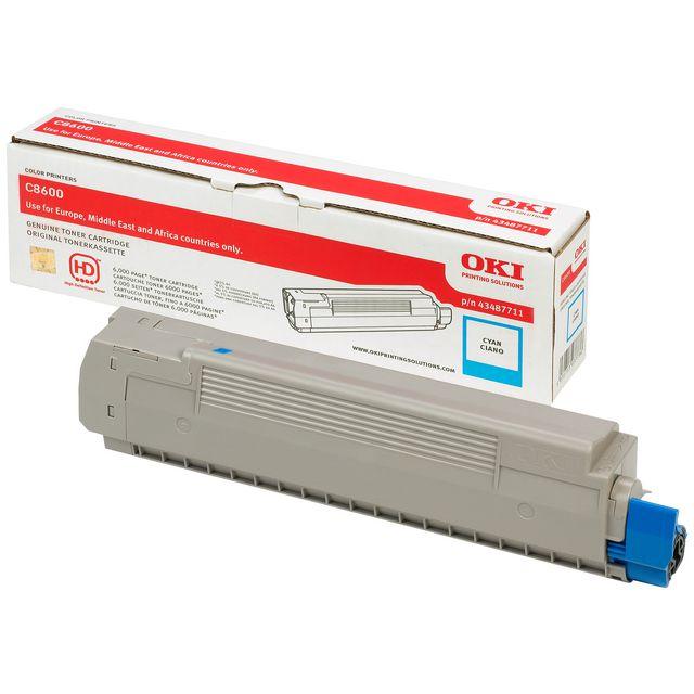 Toner OKI 43487711 6K cyan