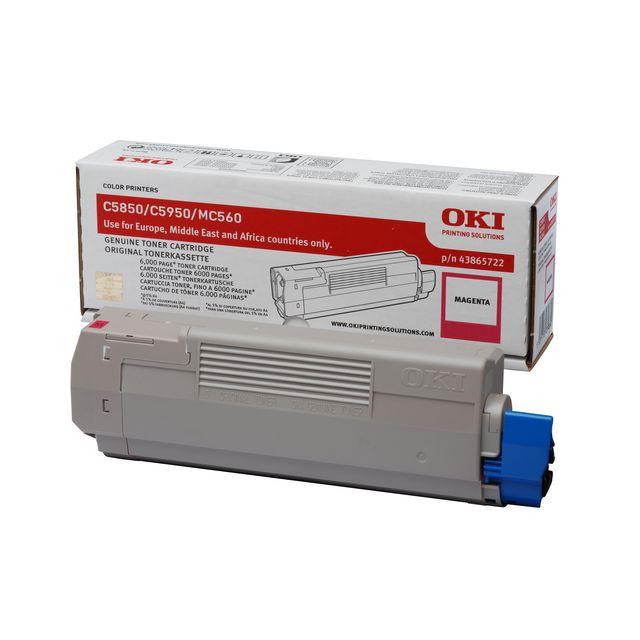Toner OKI 43865722 6K magenta