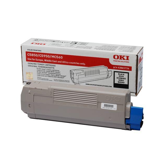 Toner OKI 43865724 8K black