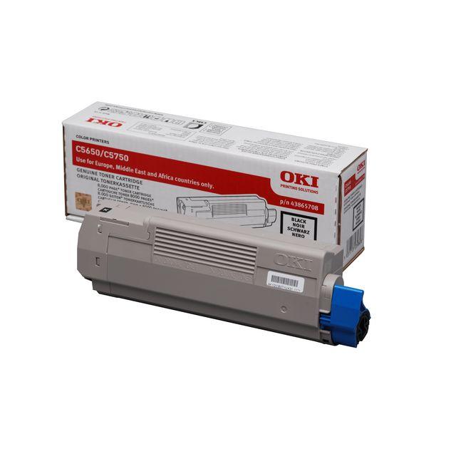 Toner OKI 43865708 8K black