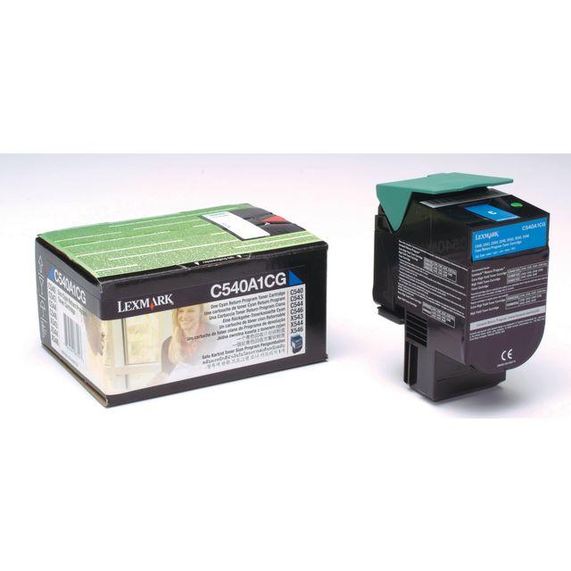 Toner LEXMARK C540A1CG 1K cyan