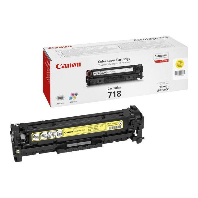 Toner CANON 2659B002 718Y 2,9K yellow