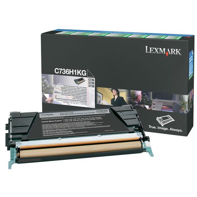 Toner LEXMARK C736H1KG 12K black