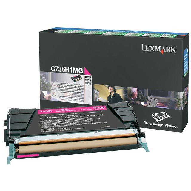 Toner LEXMARK C736H1MG 10K magenta