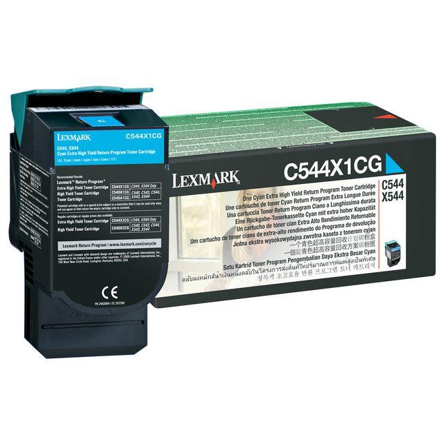 Toner LEXMARK C544X1CG 4K cyan