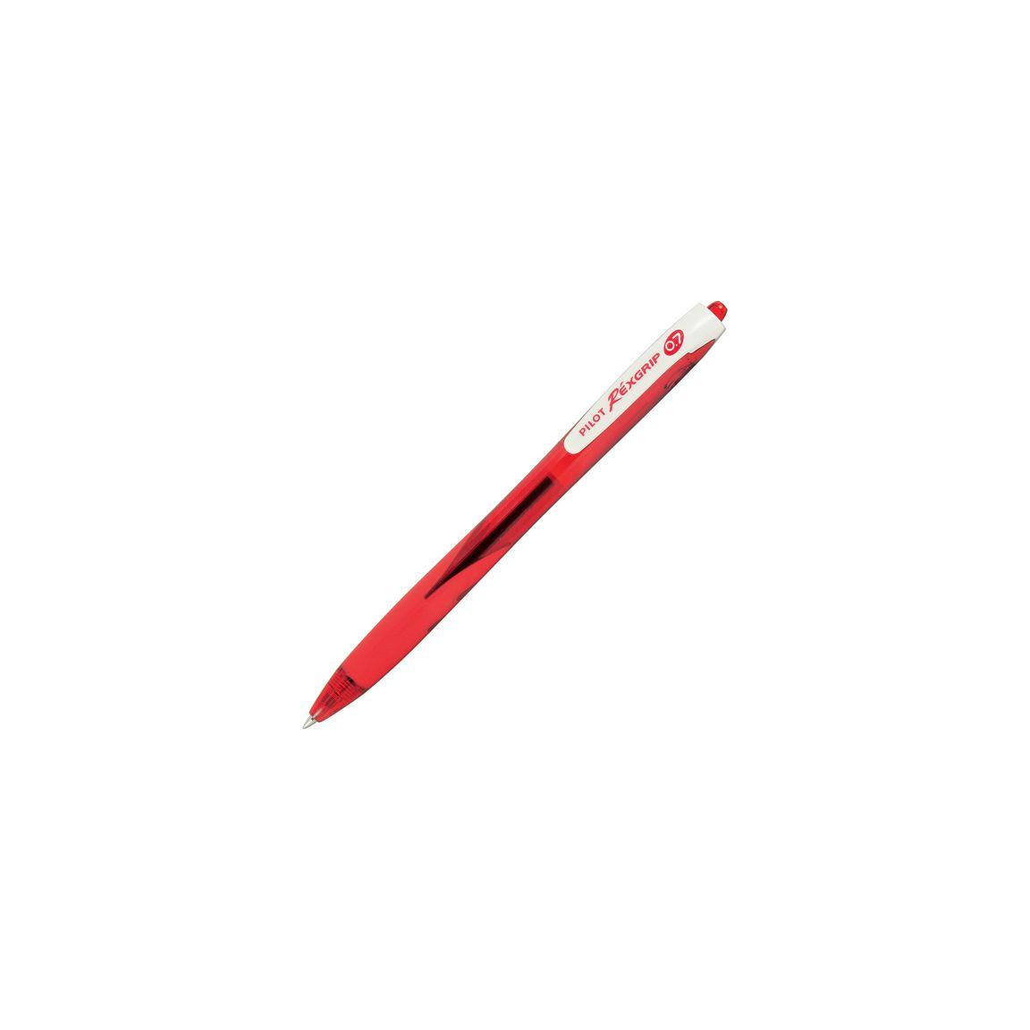 Ballpoint pen PILOT RexGrip fine 0,7 red