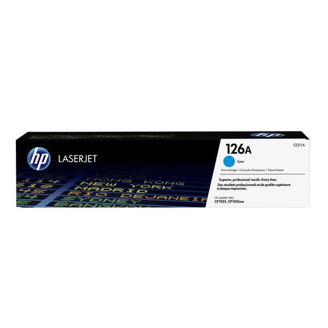 Toner HP CE311A 126A 1K cyan