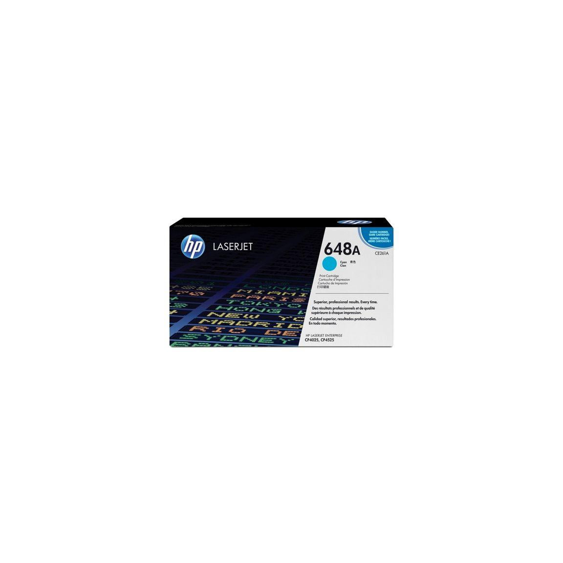 Toner HP CE261A 648A 11K cyan