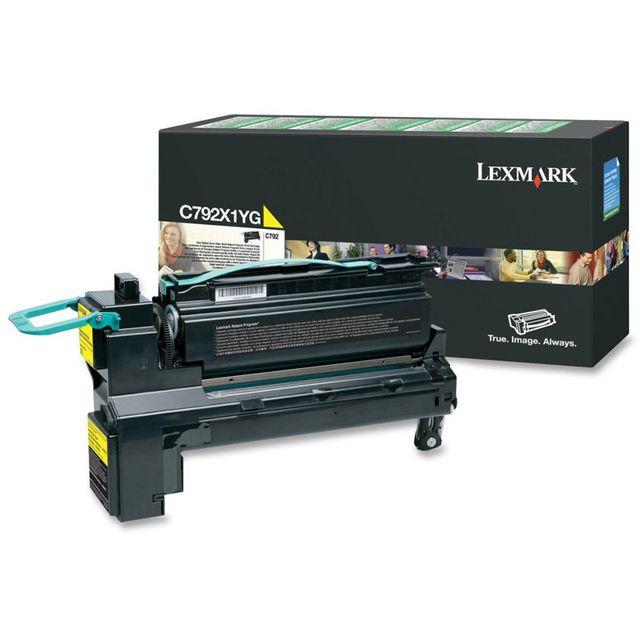 Toner LEXMARK C792X1YG 20K yellow