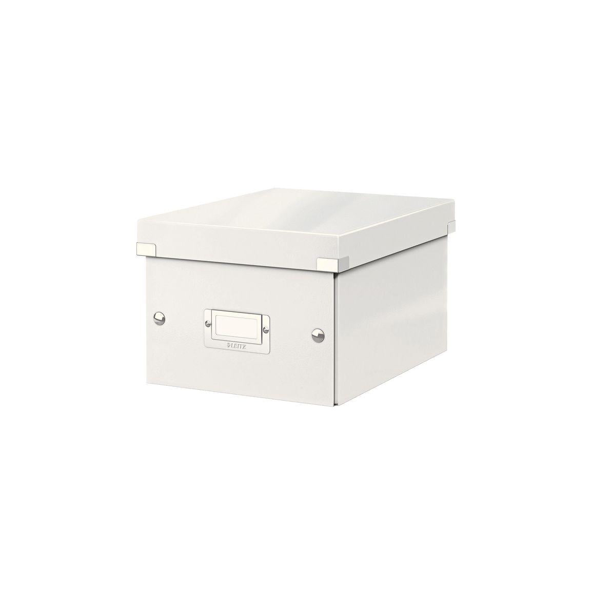 Storage box ClicknStore small white