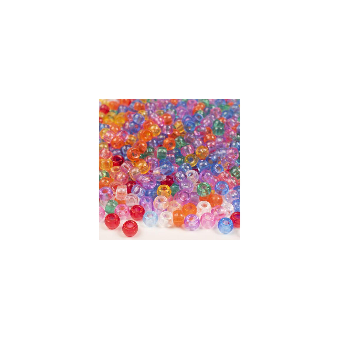 Congo beads transparent 1000/pack