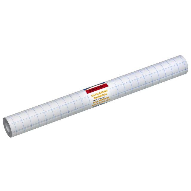 Book plastic self-adhesive. 80my 50cmx10m blank