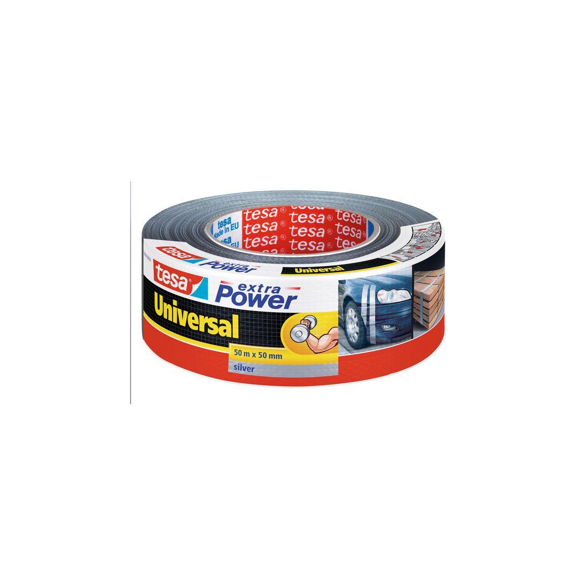 Duct tape TESA Extra Power 50mmx50m silver