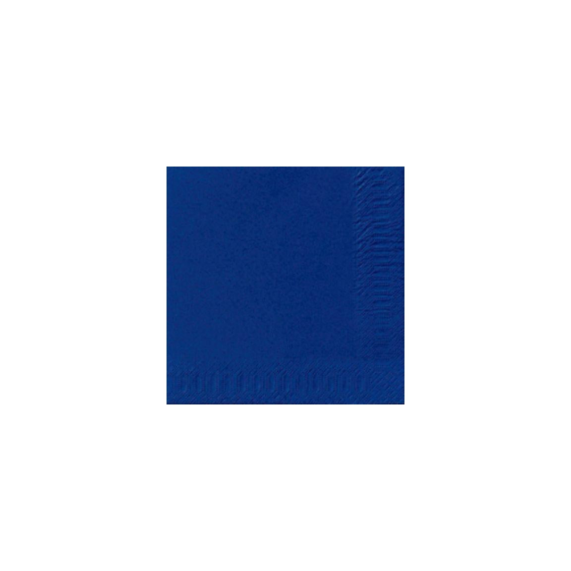 Napkin 3-ply 33x33cm dark blue 125/pack
