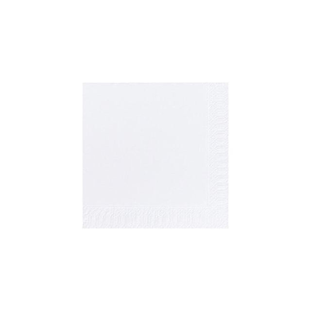 Napkin 3-ply 33x33cm white 125/pack
