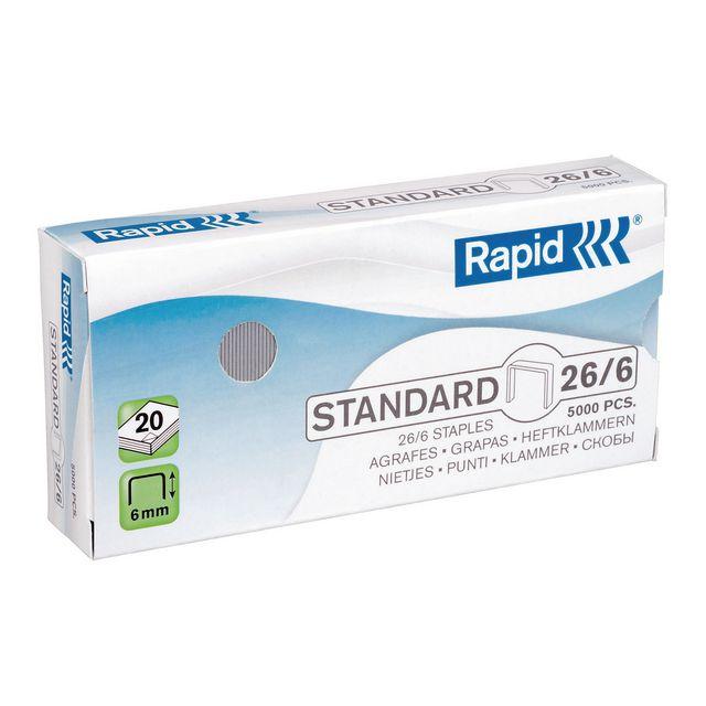 Staple RAPID 26/6 standard 5000/fp