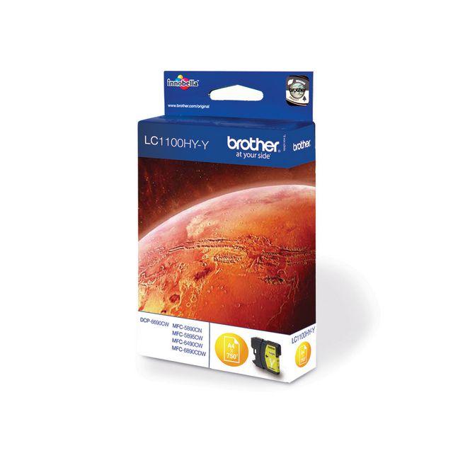 Ink cartridge BROTHER LC1100HYY yellow