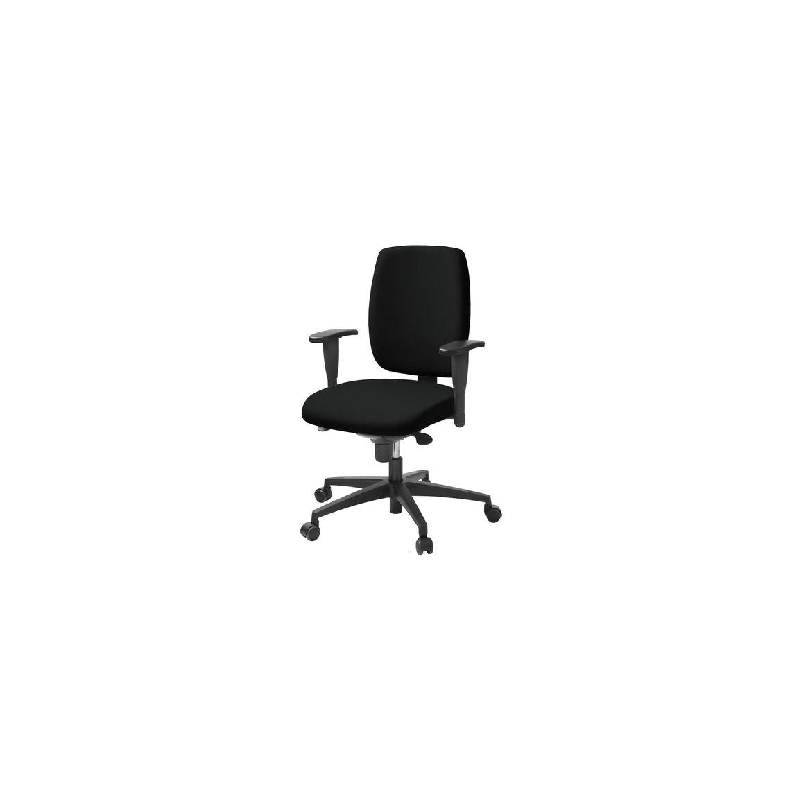 Office chair LD6135 with armrests black