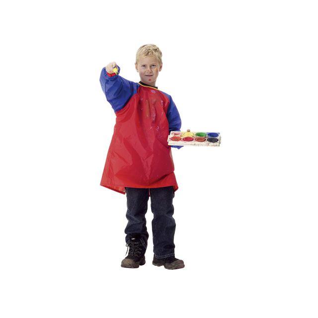 Apron with sleeves 5-8 years length 65cm