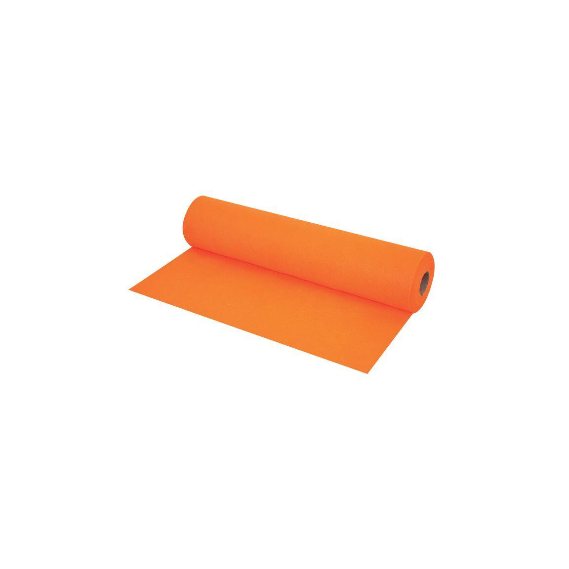 Decorative felt 45cmx5m orange