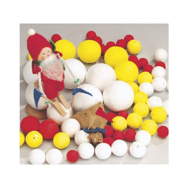 Paper balls 30mm white 50/pack