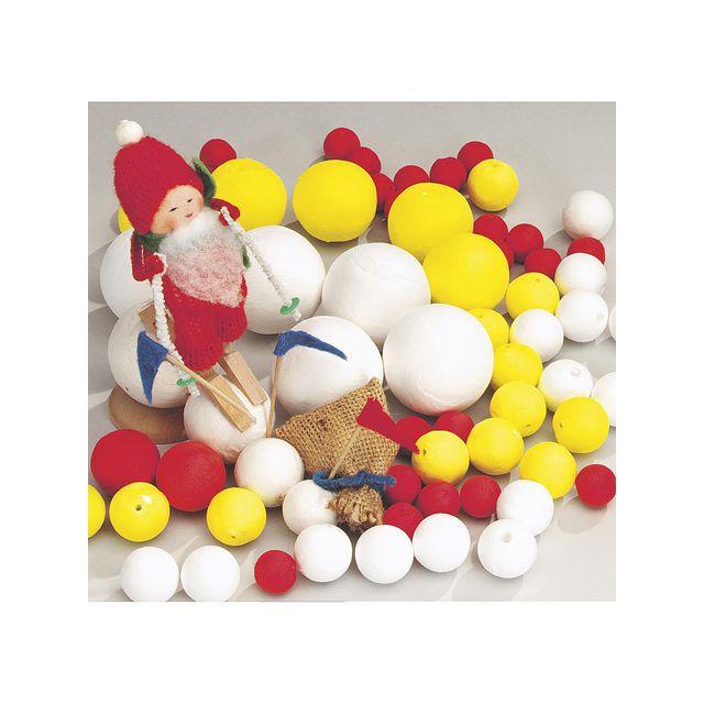 Paper balls 40mm white 25/pack