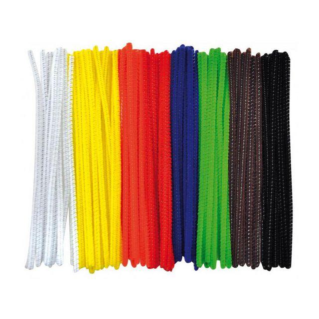 Pipe cleaners 15cm coloured 100/pc
